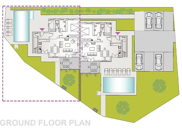 Complex Of 2 Olivia-mar, 2 Private Pools, Up To 20 Persons Only 200m From The * Banjole