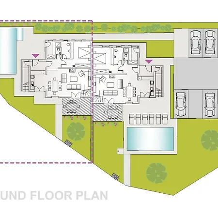 Complex Of 2 Olivia-mar, 2 Private Pools, Up To 20 Persons Only 200m From The * Banjole
